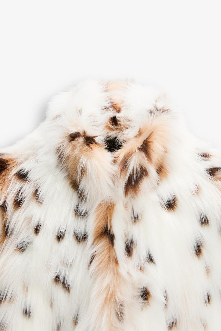 GIACCA IN FINTA PELLICCIA LEOPARDO