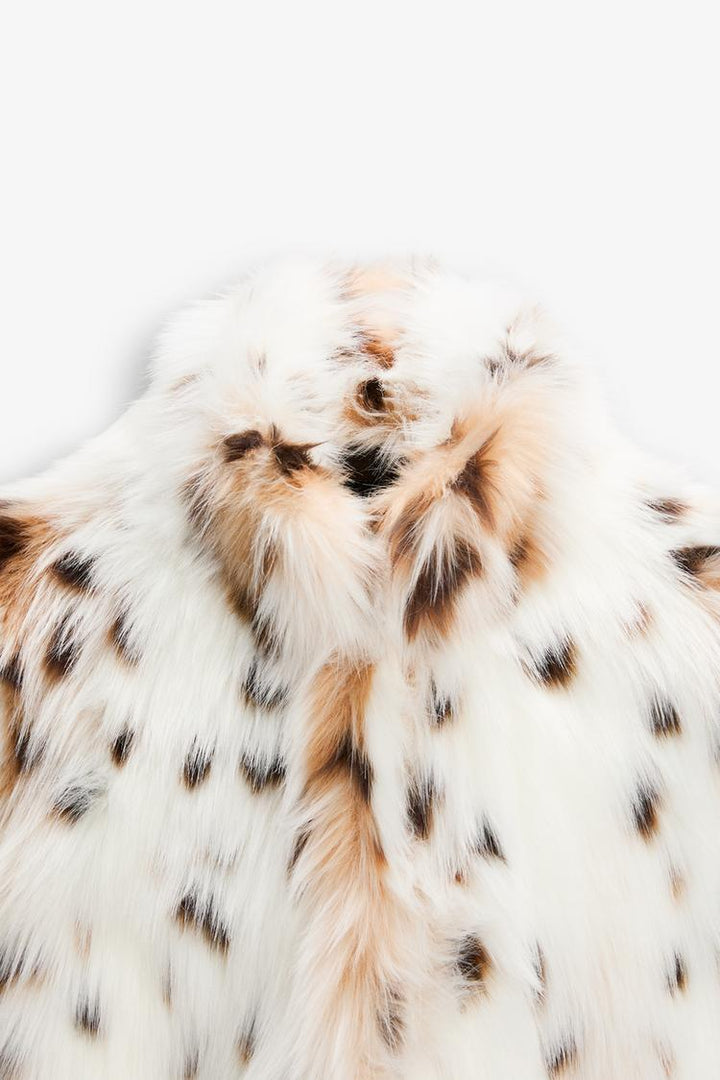 GIACCA IN FINTA PELLICCIA LEOPARDO