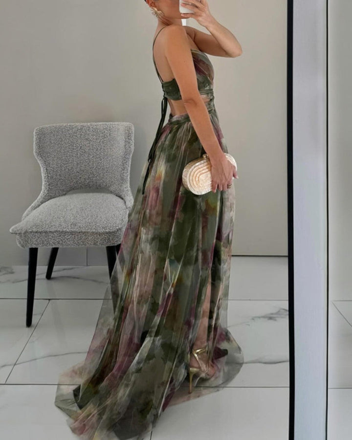 Ravelli | Abito lungo “Eleganza floreale” (EDIZIONE LIMITATA!)