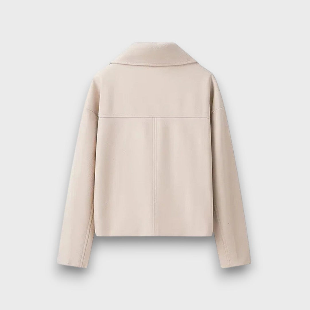 Pinalle – Cappotto corto con colletto a revers
