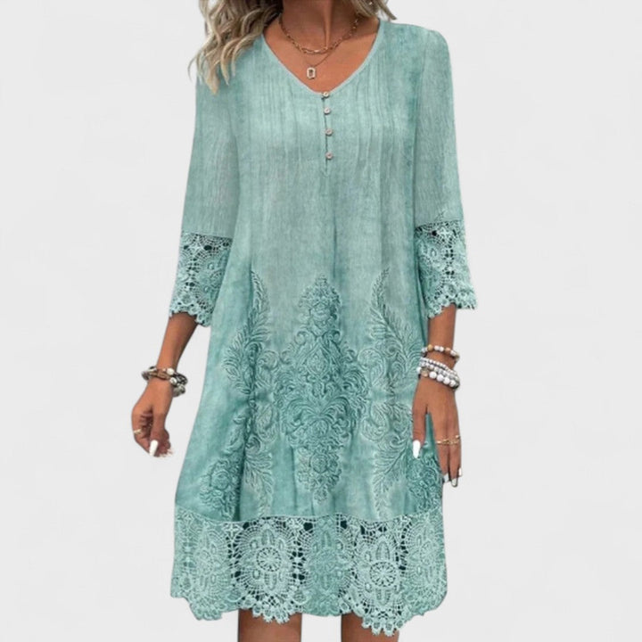 Helle - Elegante abito in pizzo