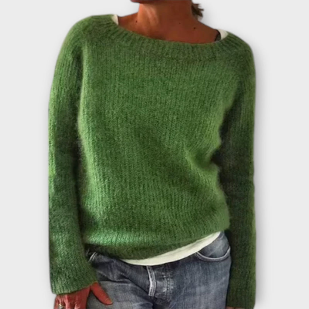 Regine – Maglione a Maglia di Colore Solido