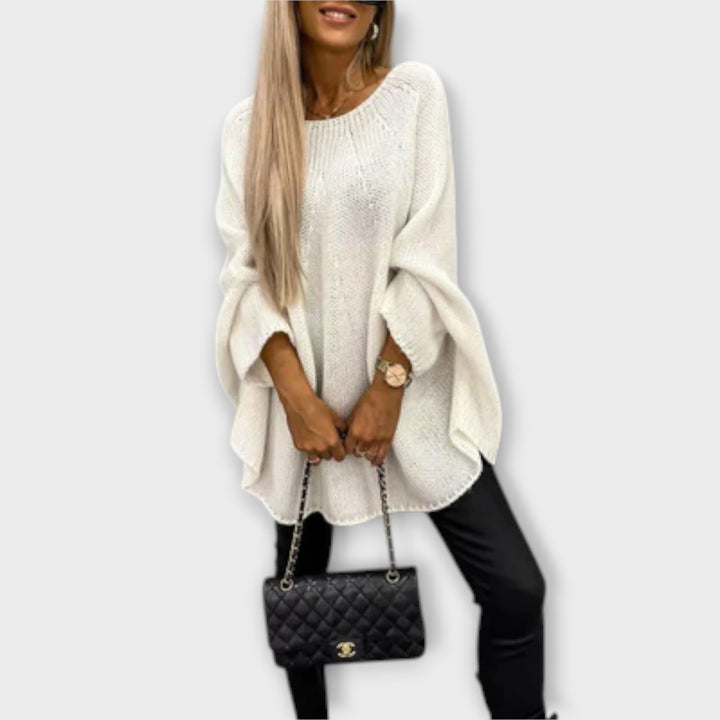 Isabelle - Maglione da Donna Elegante con Collo Rotondo
