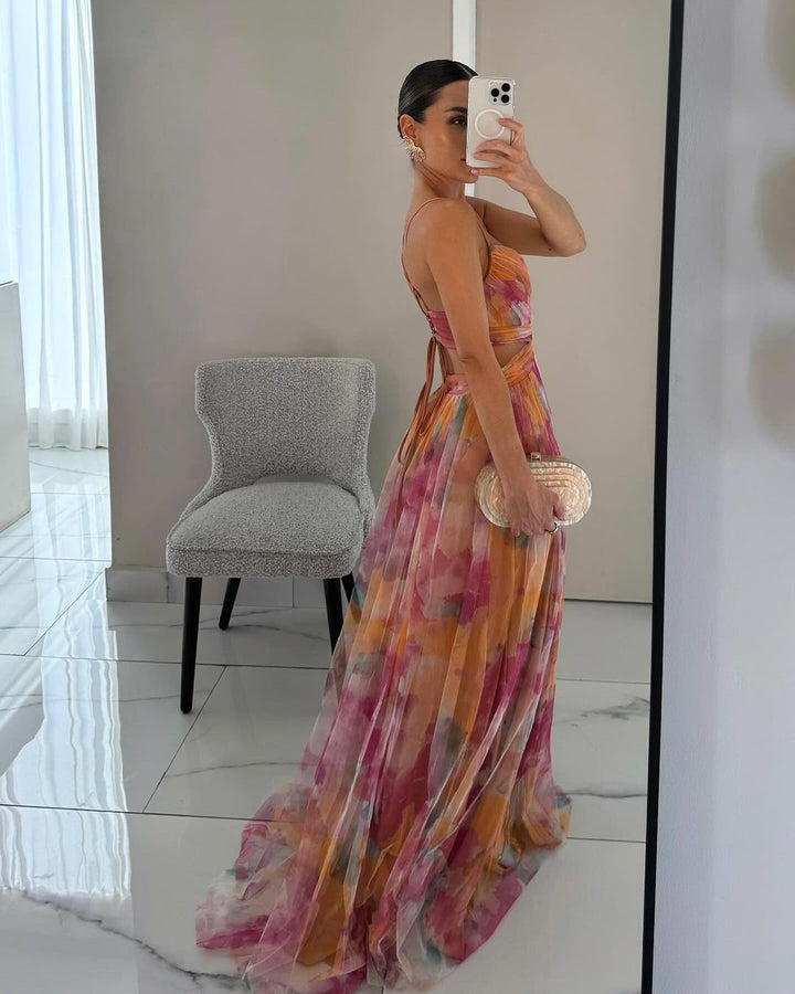 Ravelli | Abito lungo “Eleganza floreale” (EDIZIONE LIMITATA!)