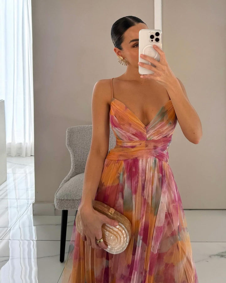 Ravelli | Abito lungo “Eleganza floreale” (EDIZIONE LIMITATA!)