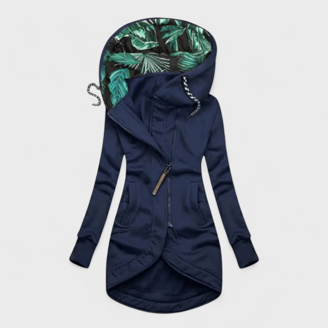 Eleonora™ – Cappotto Invernale con Zip Asimmetrica