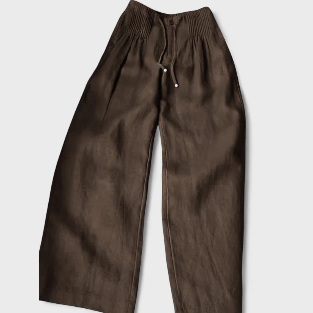 Isalie - Pantaloni a gamba larga