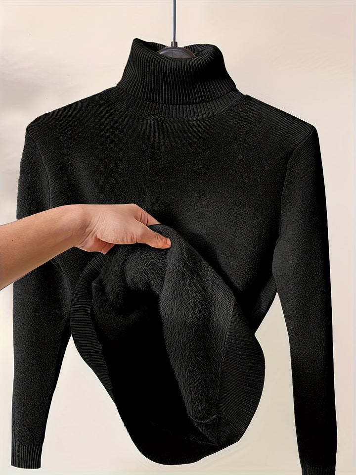 Zoe - Maglione con Collo Alto Morbido