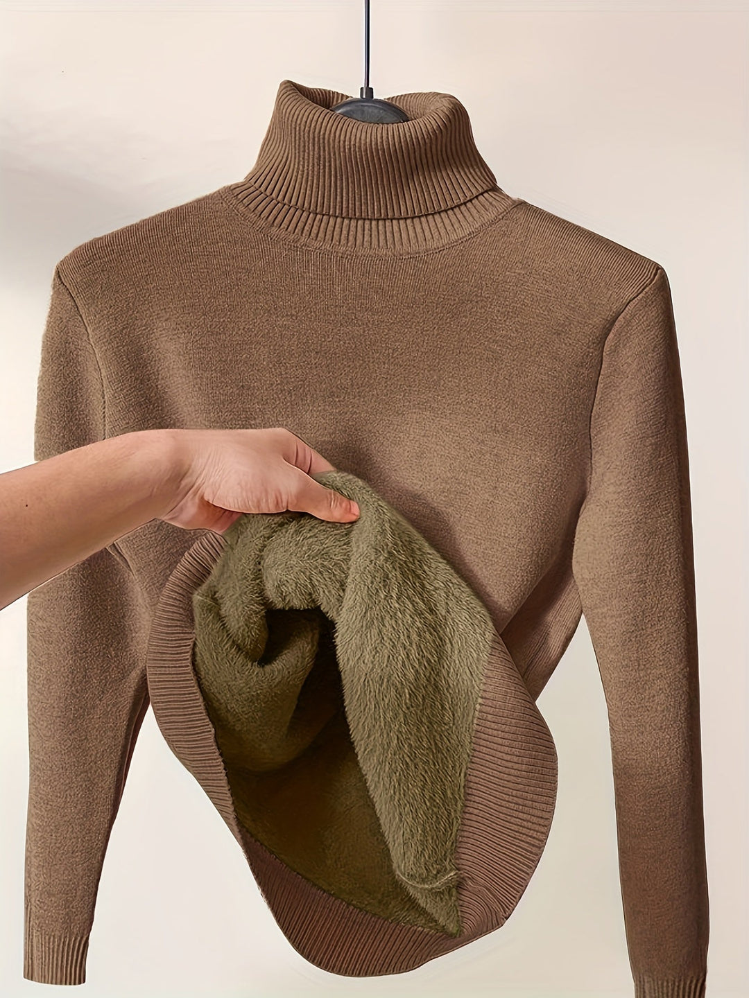 Zoe - Maglione con Collo Alto Morbido
