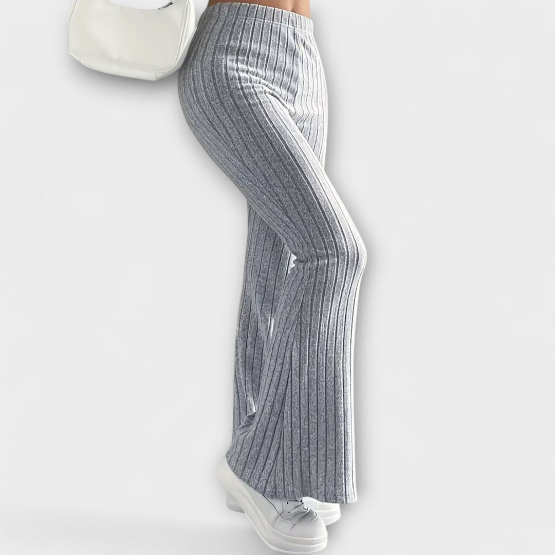 Luretta – Pantaloni svasati con struttura fine