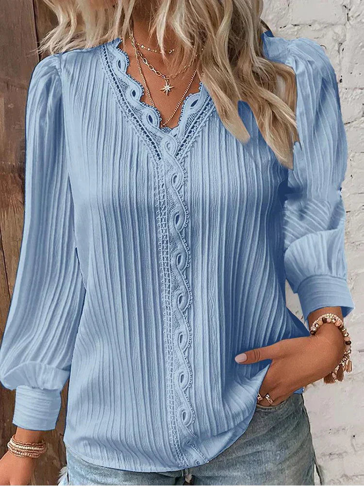 Alison – Maglione a Righe con Collo