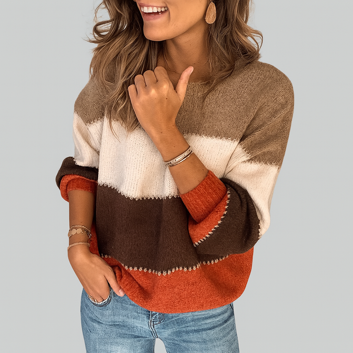 Erika - Maglione a Righe Confortevole
