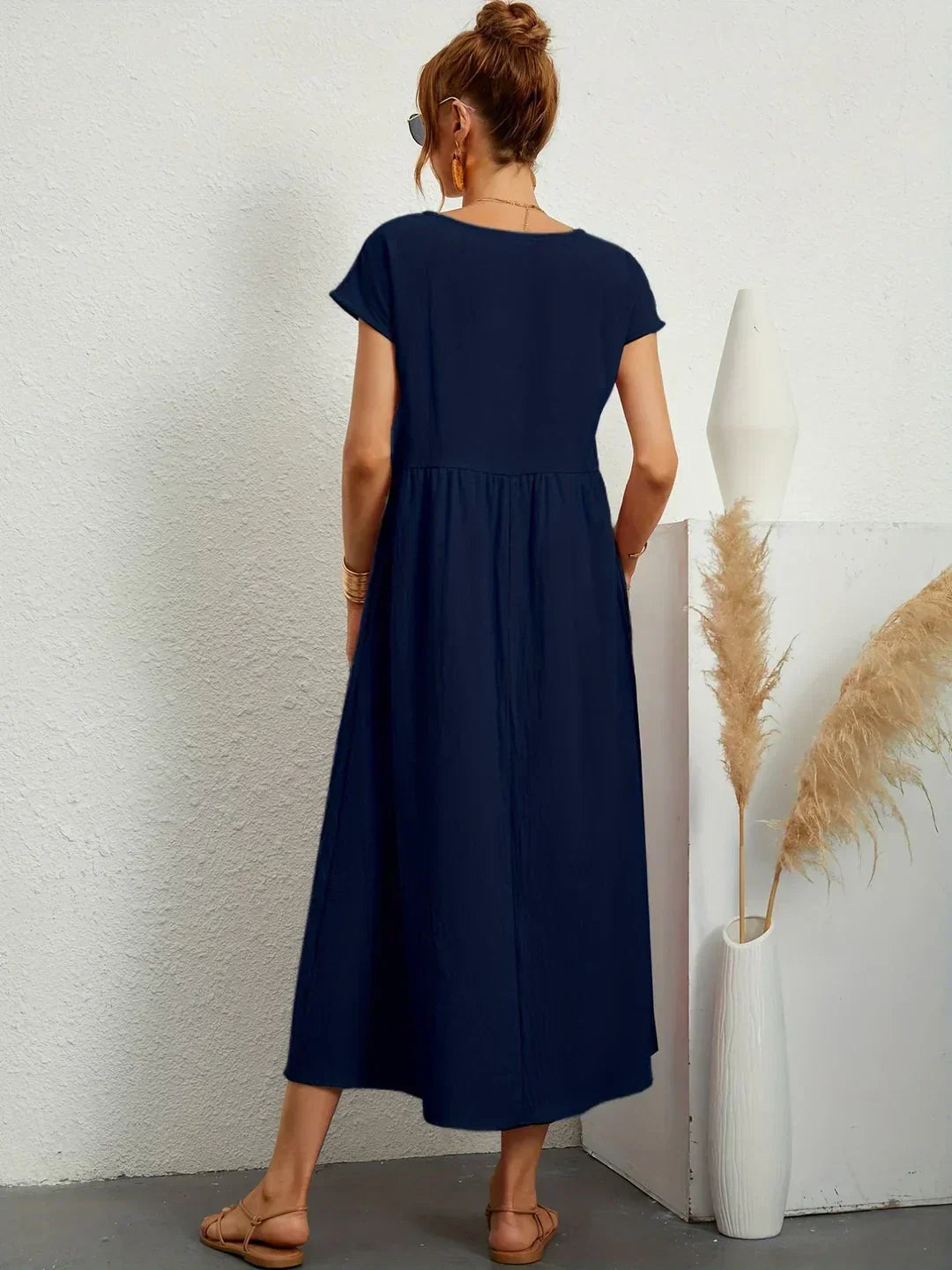 Gabrielle™ — Abito midi fluido dall'eleganza senza tempo