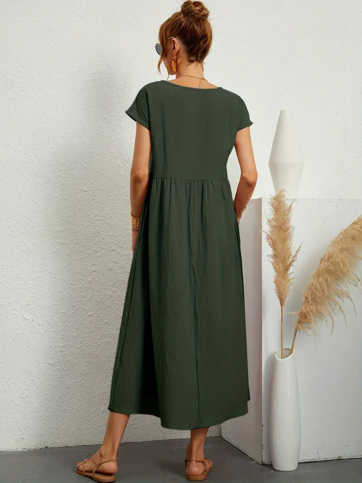 Gabrielle™ — Abito midi fluido dall'eleganza senza tempo