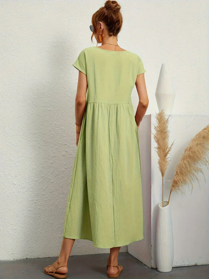 Gabrielle™ — Abito midi fluido dall'eleganza senza tempo