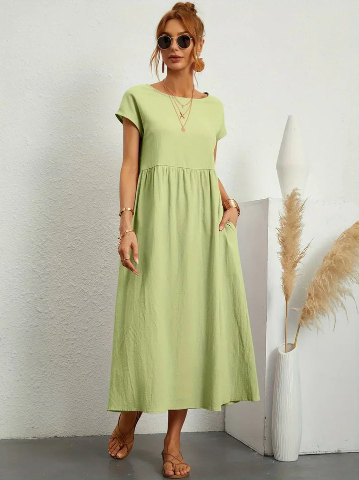 Gabrielle™ — Abito midi fluido dall'eleganza senza tempo