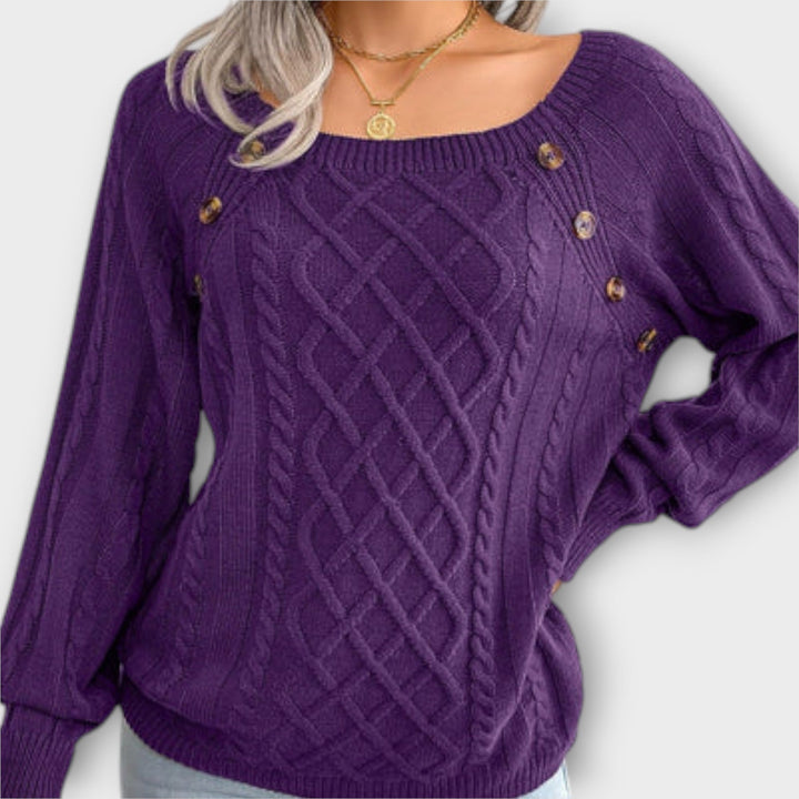 Malia - Maglione con bottoni