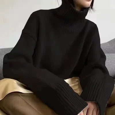 Zoey - Maglione Oversized con Collo Alto