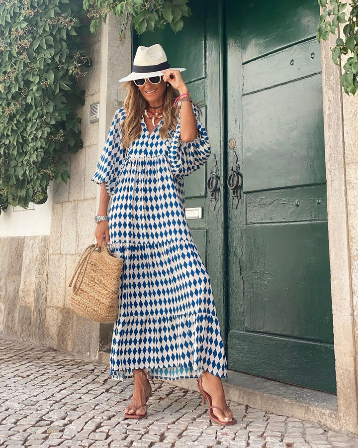 Chiara™ - Abito lungo bohémien: Comfort eccezionale, stile magnifico