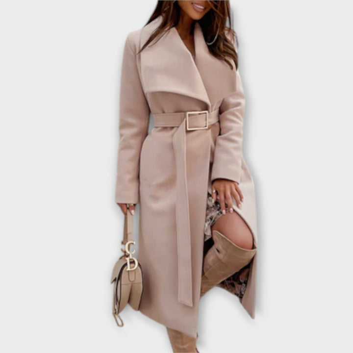 Muriel – Cappotto sagomato con cintura