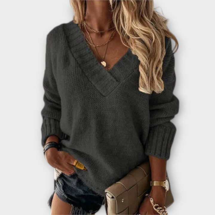 Jane - Maglione V-Neck Accogliente
