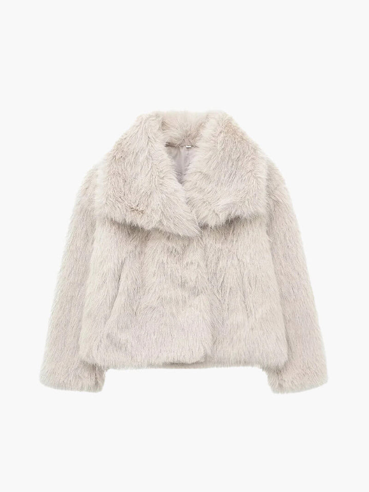 Cappotto in Pelliccia Sintetica Jenna