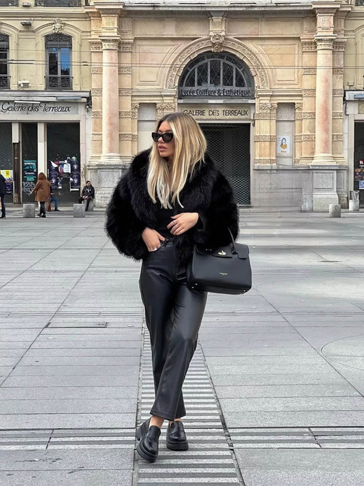 Cappotto in Pelliccia Sintetica Jenna