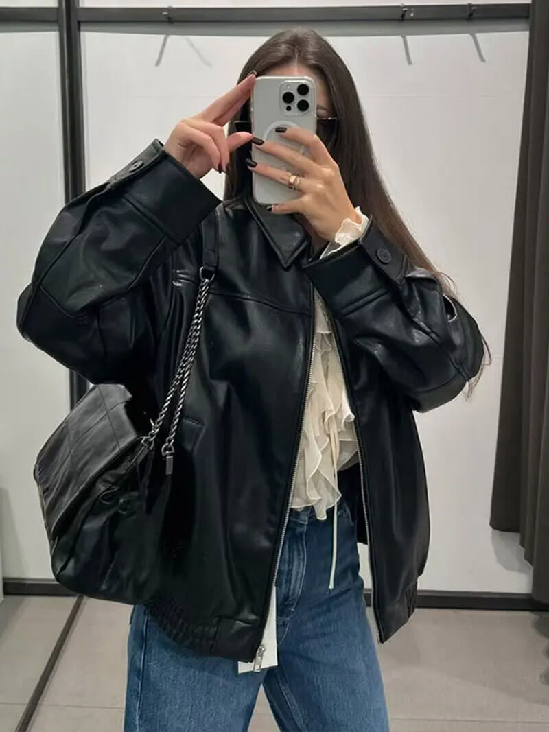 Giacca Lilli in Pelle Sintetica