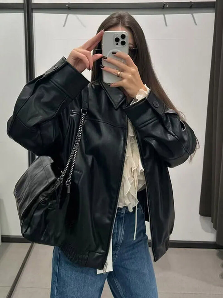 Giacca Lilli in Pelle Sintetica