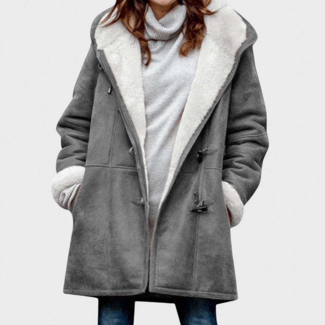 Nenny - Cappotto in pile caldo ed elegante