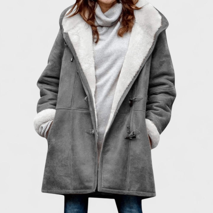Nenny - Cappotto in pile caldo ed elegante