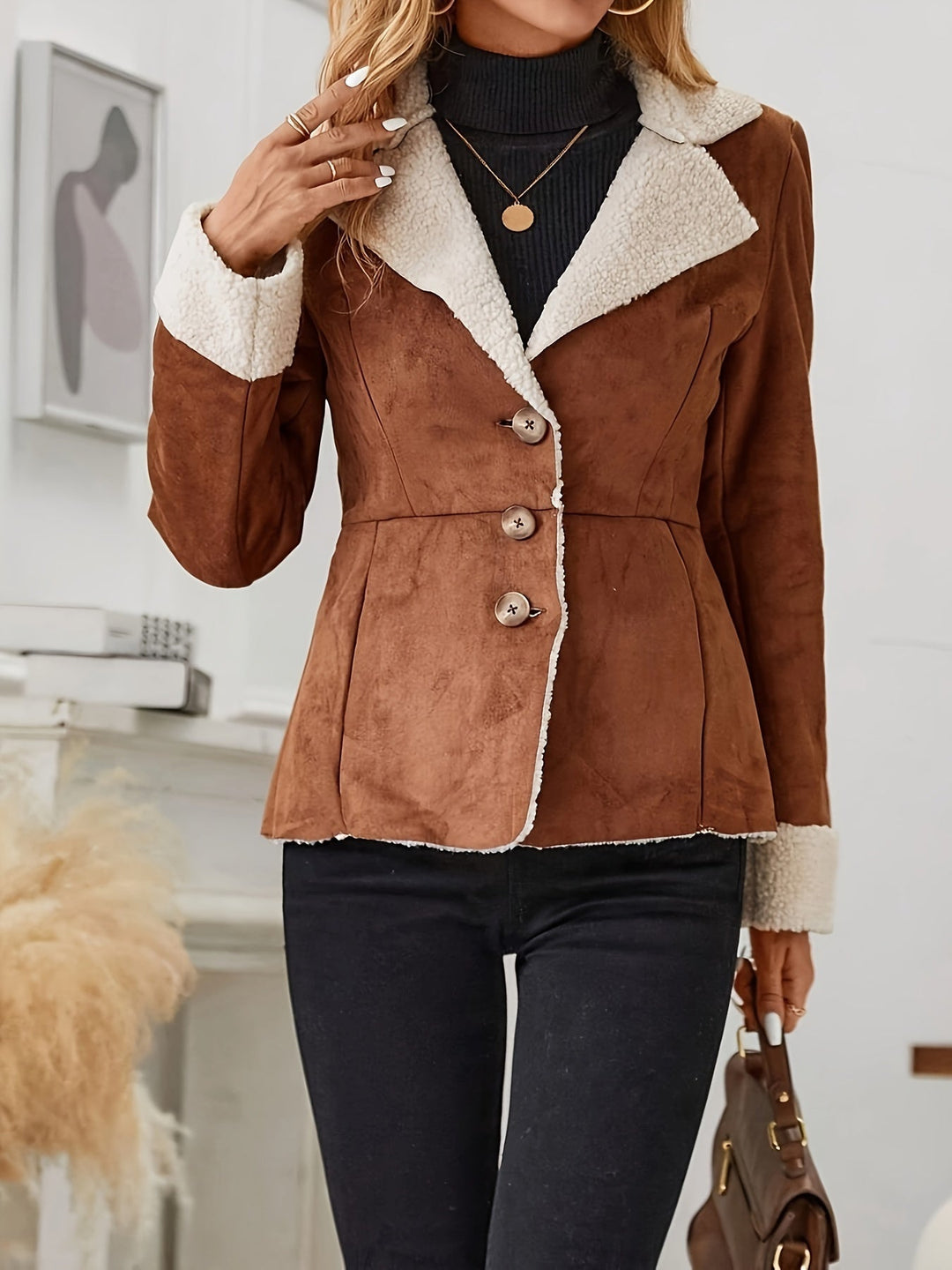 Isabella™ Giacca in Pelliccia Sintetica da Donna